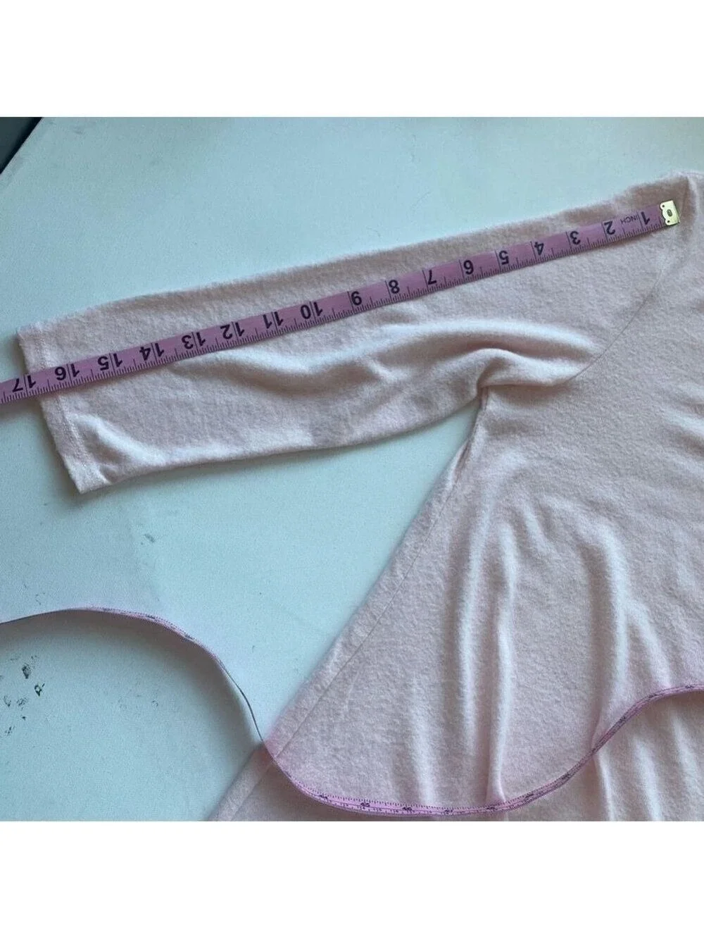 Gibsonlook Womens Soft Pastel Pink Top Long Sleeve XS Never Worn